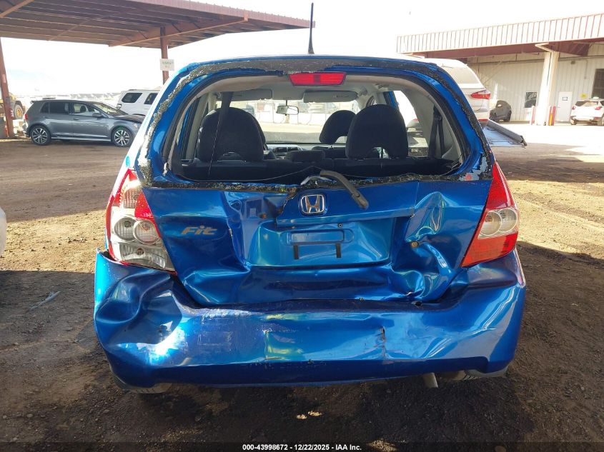 2007 Honda Fit VIN: JHMGD384X7S035847 Lot: 43998672