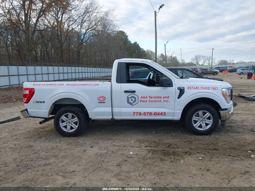 2021 Ford F-150 Xl VIN: 1FTMF1CB6MKE72930 Lot: 43998673