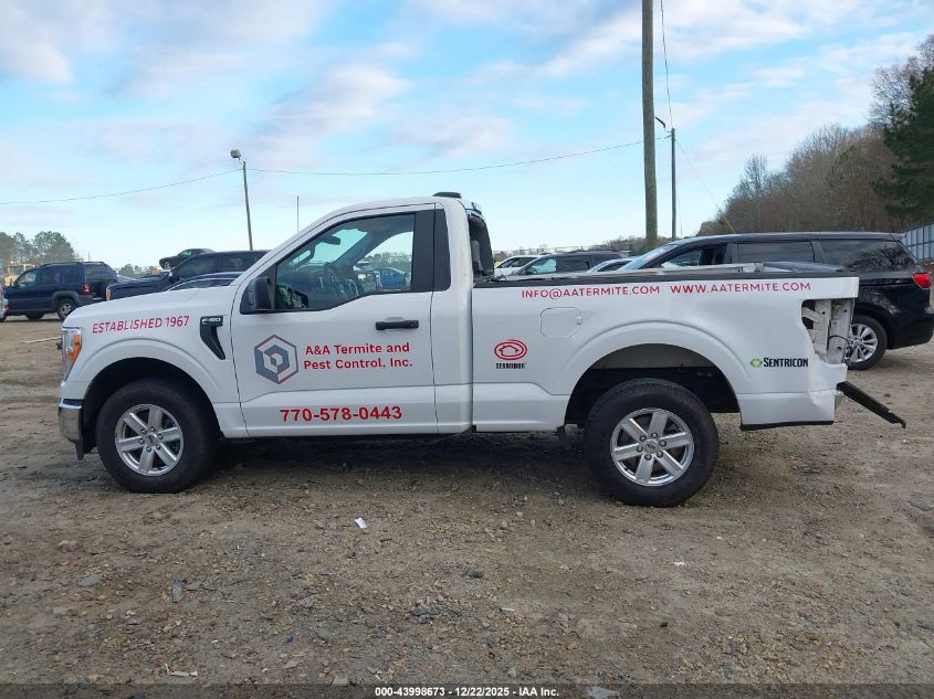 2021 Ford F-150 Xl VIN: 1FTMF1CB6MKE72930 Lot: 43998673