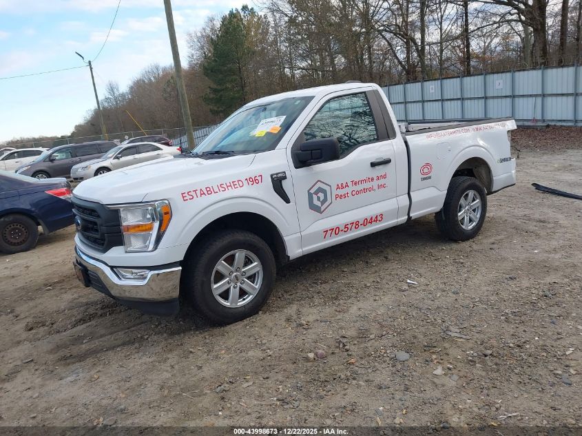 2021 Ford F-150 Xl VIN: 1FTMF1CB6MKE72930 Lot: 43998673