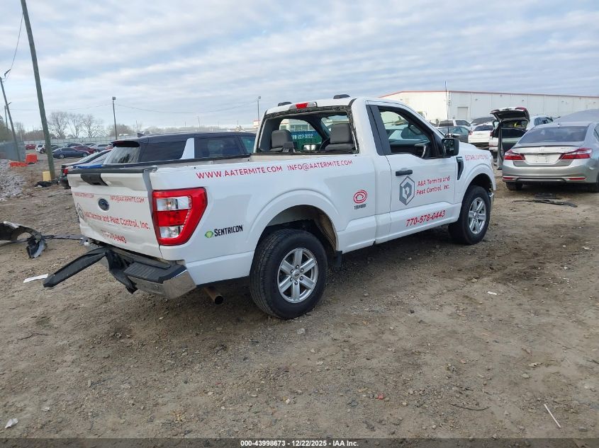 2021 Ford F-150 Xl VIN: 1FTMF1CB6MKE72930 Lot: 43998673