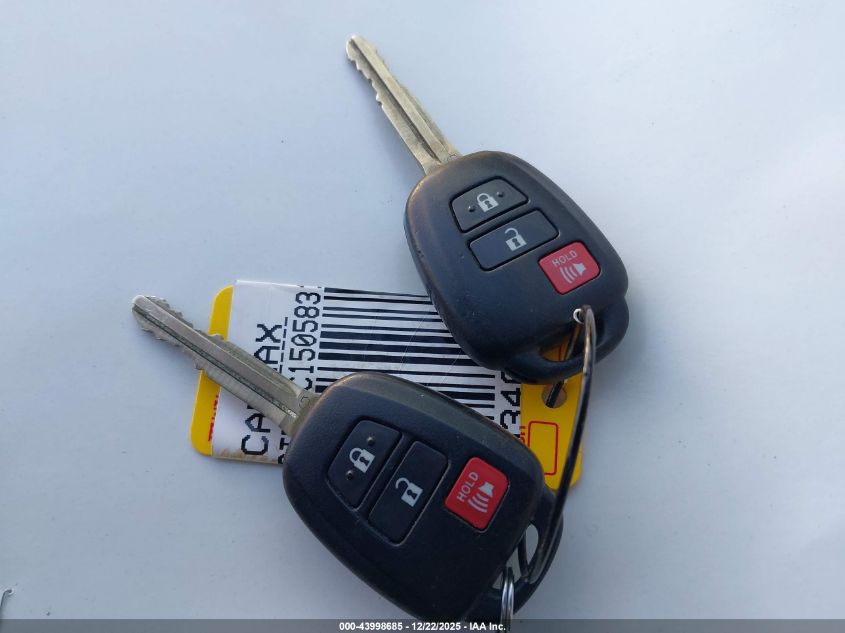 2012 Toyota Prius C Two VIN: JTDKDTB37C1505831 Lot: 43998685