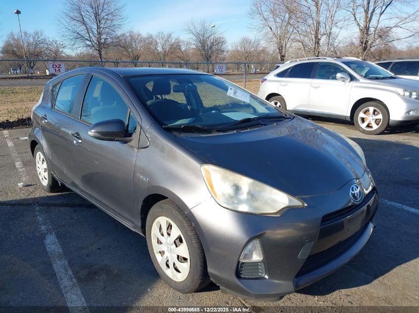 2012 Toyota Prius C Two VIN: JTDKDTB37C1505831 Lot: 43998685