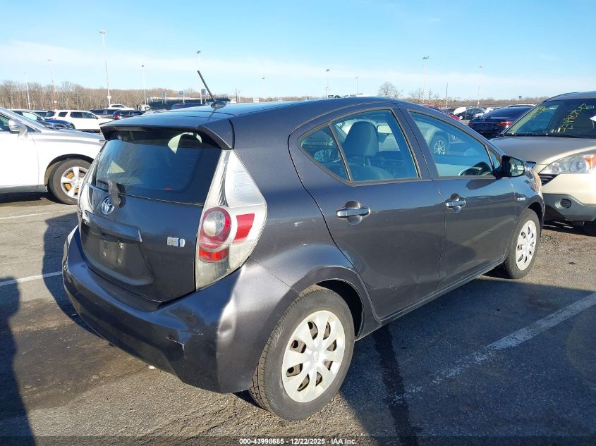 2012 Toyota Prius C Two VIN: JTDKDTB37C1505831 Lot: 43998685