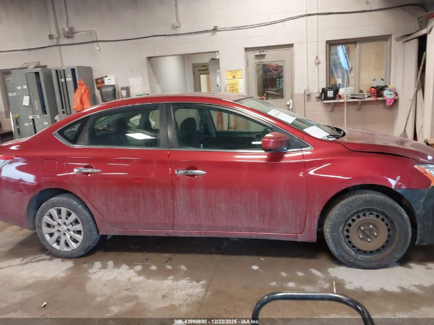 2015 Nissan Sentra Fe+ S/S/Sl/Sr/Sv VIN: 3N1AB7AP9FL655114 Lot: 43998690