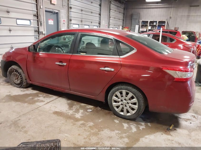 2015 Nissan Sentra Fe+ S/S/Sl/Sr/Sv VIN: 3N1AB7AP9FL655114 Lot: 43998690