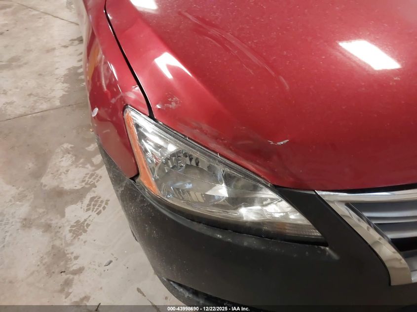 2015 Nissan Sentra Fe+ S/S/Sl/Sr/Sv VIN: 3N1AB7AP9FL655114 Lot: 43998690