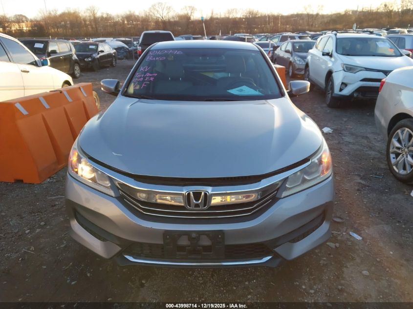 2016 Honda Accord Lx VIN: 1HGCR2F32GA025956 Lot: 43998714