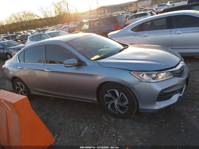 2016 Honda Accord Lx VIN: 1HGCR2F32GA025956 Lot: 43998714