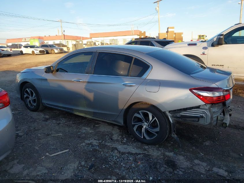 2016 Honda Accord Lx VIN: 1HGCR2F32GA025956 Lot: 43998714