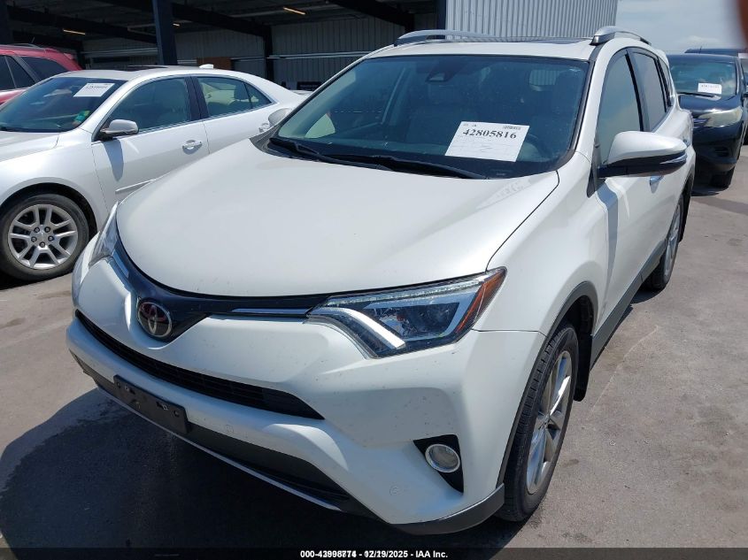 2017 Toyota Rav4 Limited VIN: JTMDFREV2HJ128772 Lot: 43998774