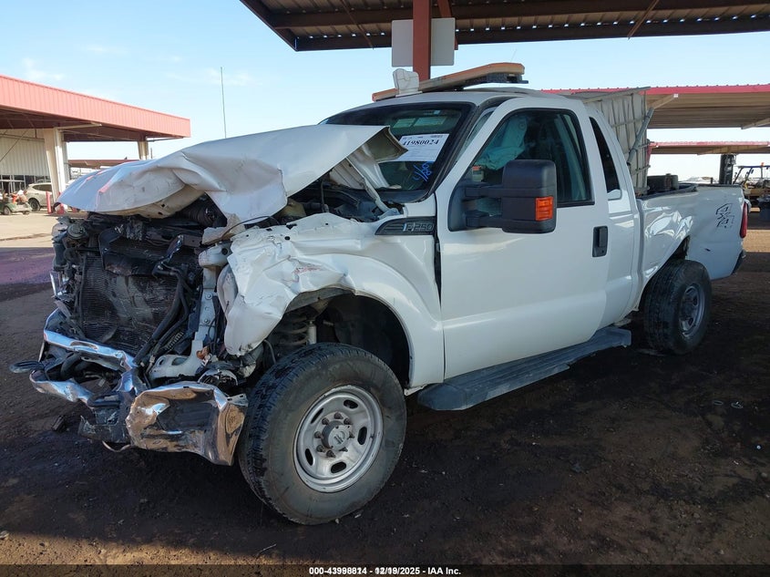 2012 Ford F250 6.2 F-250 Xl white Lot 111043998814 Vin 1FT7X2B69CEB00922