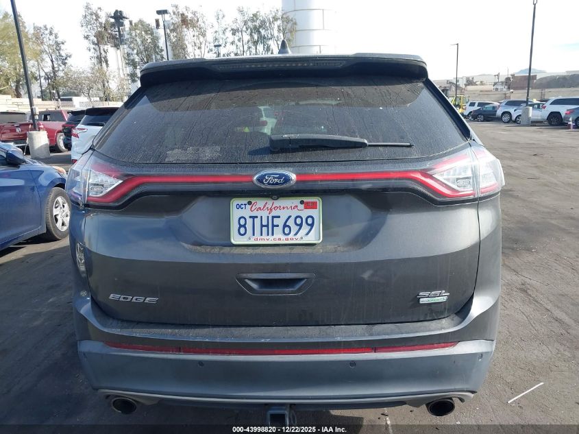 2017 Ford Edge Sel VIN: 2FMPK3J91HBC65152 Lot: 43998820