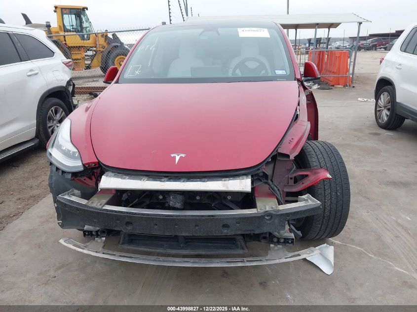 2021 Tesla Model Y Long Range Dual Motor All-Wheel Drive VIN: 5YJYGDEE1MF061293 Lot: 43998827