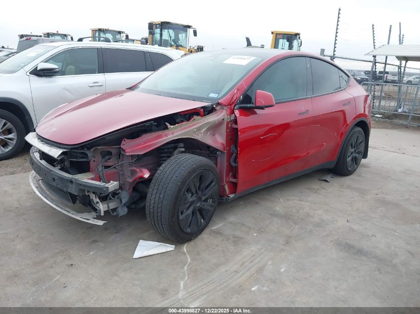 2021 Tesla Model Y Long Range Dual Motor All-Wheel Drive VIN: 5YJYGDEE1MF061293 Lot: 43998827