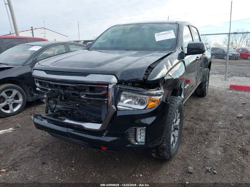 2021 GMC Canyon 4Wd Short Box At4 - Leather VIN: 1GTG6FEN3M1276029 Lot: 43998829