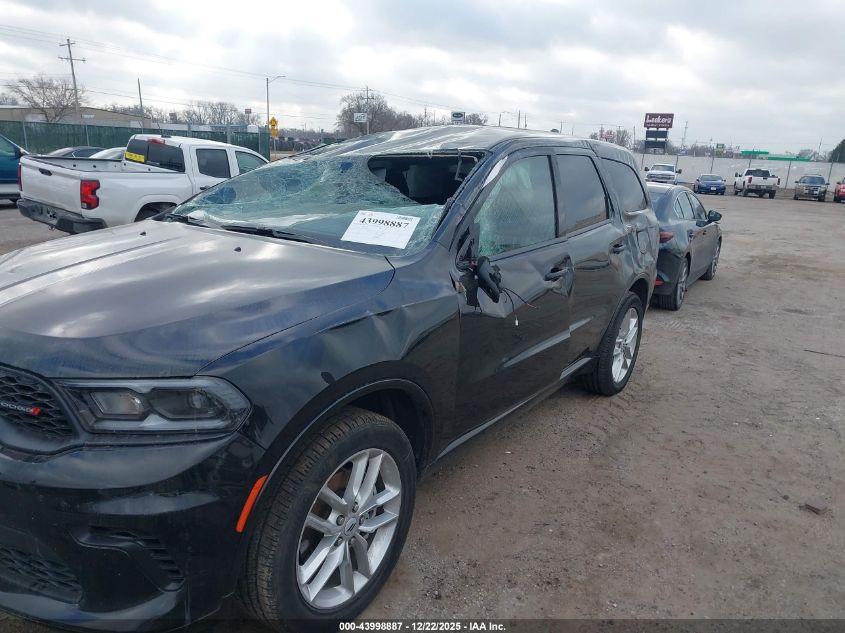 2025 Dodge Durango Gt Awd VIN: 1C4RDJDG2SC554392 Lot: 43998887