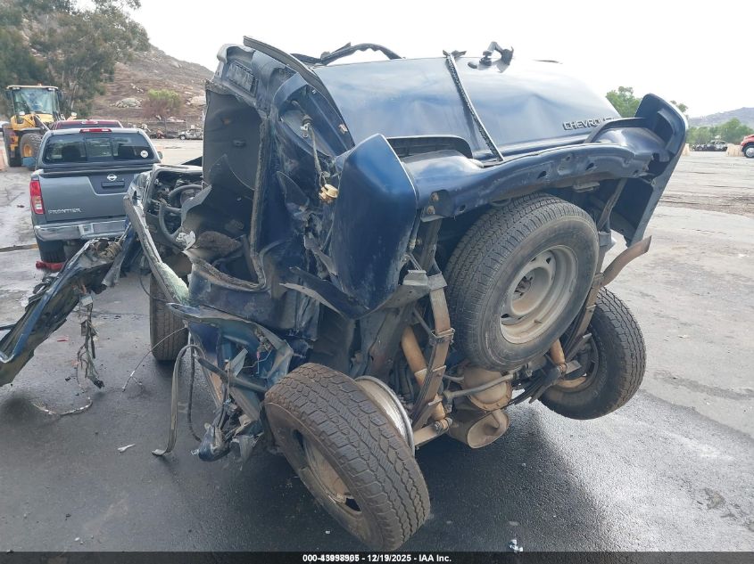 2002 Chevrolet Blazer Ls VIN: 1GNCS13W72K212633 Lot: 43998905