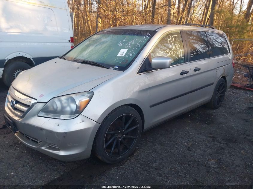 2007 Honda Odyssey Lx VIN: 5FNRL38277B081600 Lot: 43998915