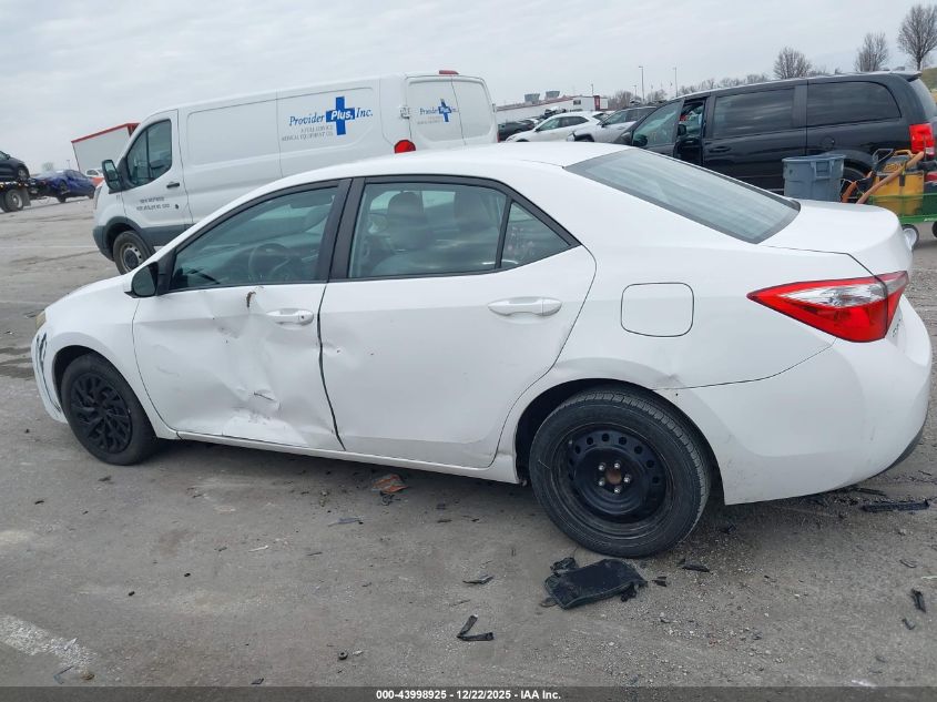 2015 Toyota Corolla Le VIN: 2T1BURHE1FC310917 Lot: 43998925