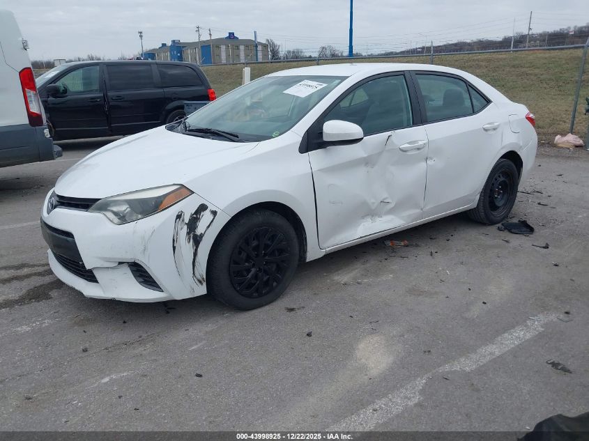 2015 Toyota Corolla Le VIN: 2T1BURHE1FC310917 Lot: 43998925