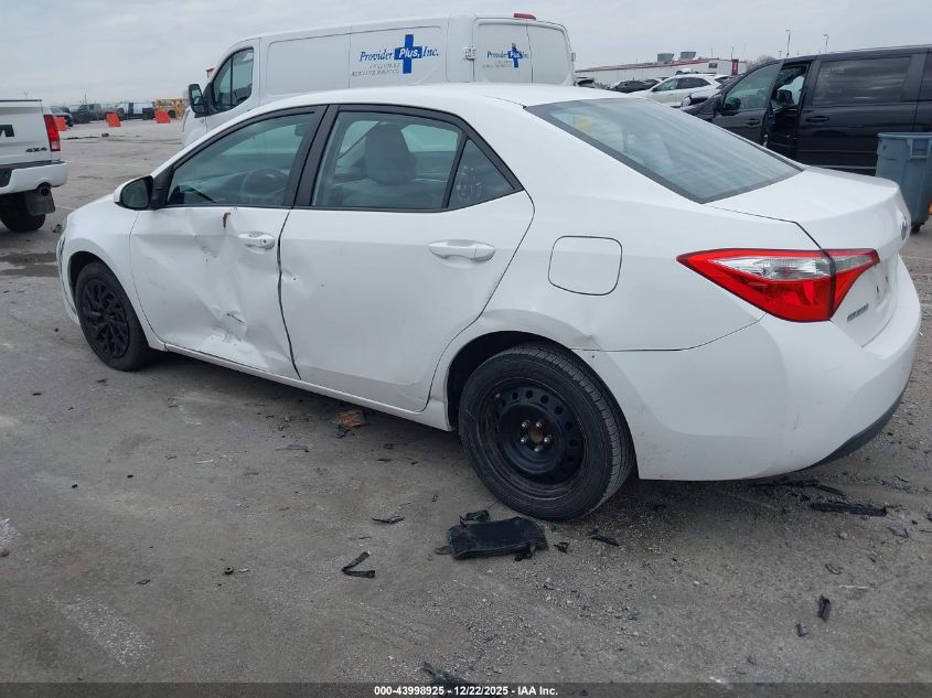 2015 Toyota Corolla Le VIN: 2T1BURHE1FC310917 Lot: 43998925