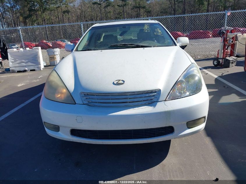 2004 Lexus Es 330 VIN: JTHBA30G245049356 Lot: 43998931