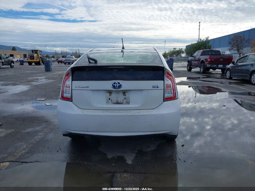 2013 Toyota Prius Two VIN: JTDKN3DU6D5629831 Lot: 43999000