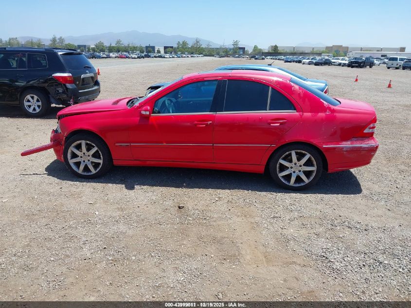 2003 Mercedes-Benz C 230 Kompressor Sport VIN: WDBRF40J83A484647 Lot: 43999011