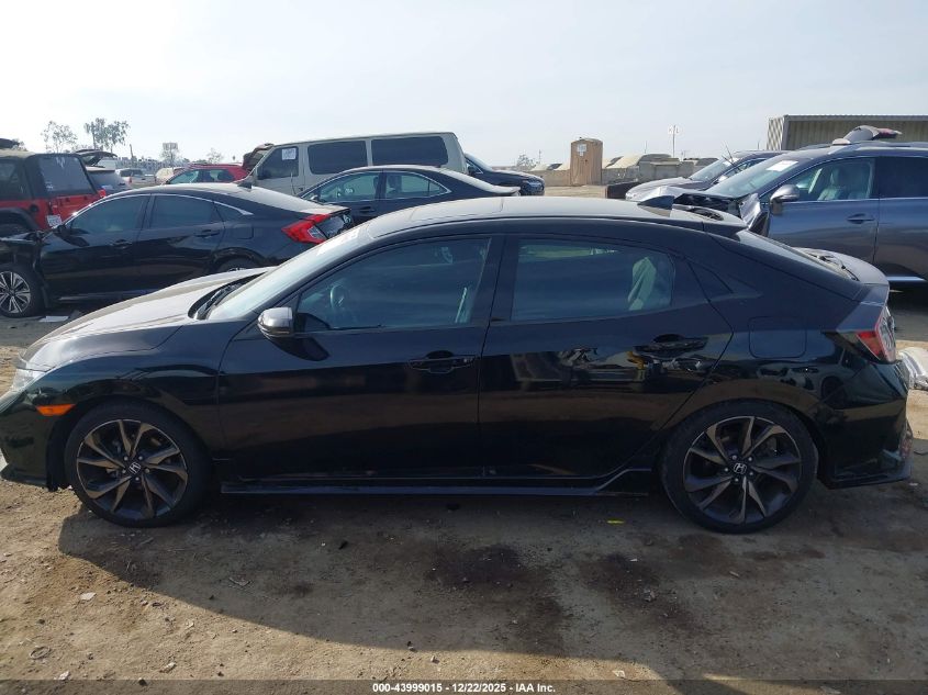 2018 Honda Civic Sport Touring VIN: SHHFK7H9XJU426618 Lot: 43999015