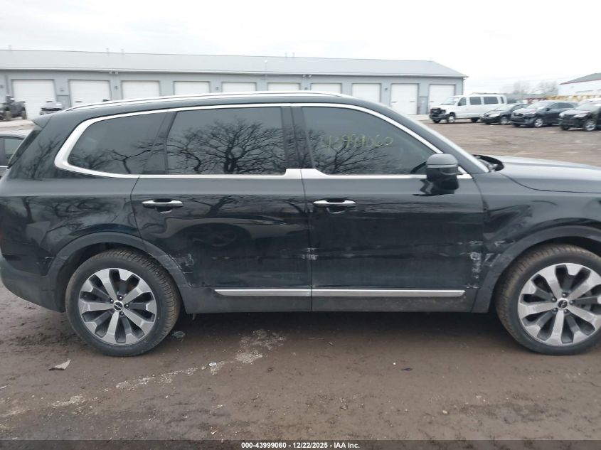 2022 Kia Telluride S VIN: 5XYP6DHC1NG237486 Lot: 43999060