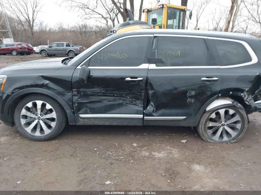 2022 Kia Telluride S VIN: 5XYP6DHC1NG237486 Lot: 43999060