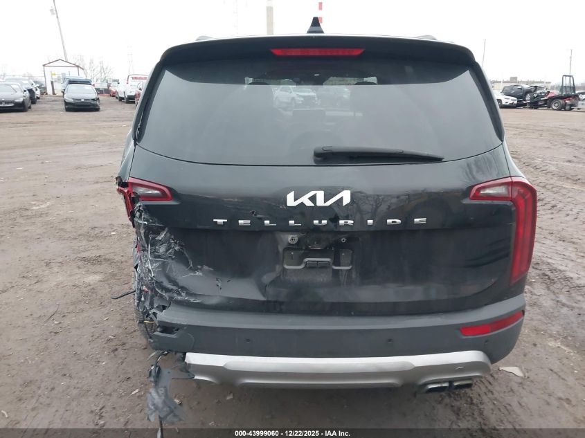 2022 Kia Telluride S VIN: 5XYP6DHC1NG237486 Lot: 43999060