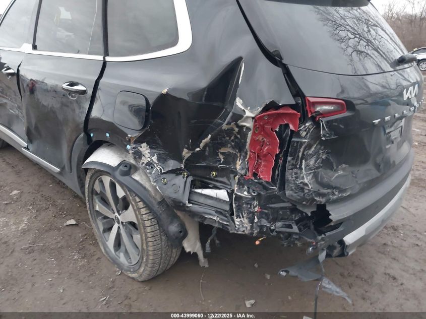 2022 Kia Telluride S VIN: 5XYP6DHC1NG237486 Lot: 43999060