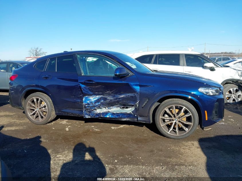 2024 BMW X4 xDrive30I VIN: 5UX33DT07R9X51868 Lot: 43999134