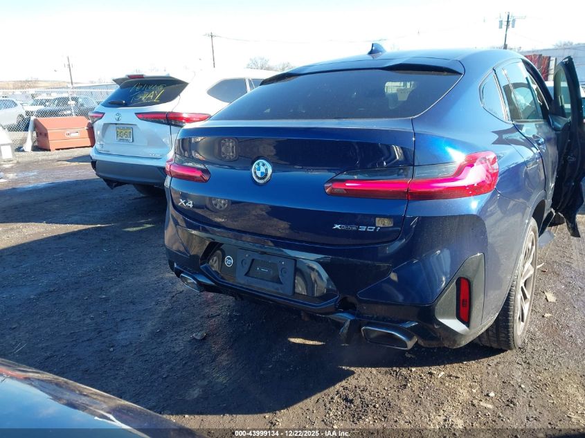 2024 BMW X4 xDrive30I VIN: 5UX33DT07R9X51868 Lot: 43999134