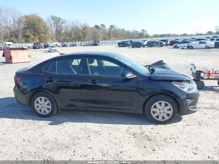 2022 Kia Rio Lx VIN: 3KPA24AD3NE441756 Lot: 43999215