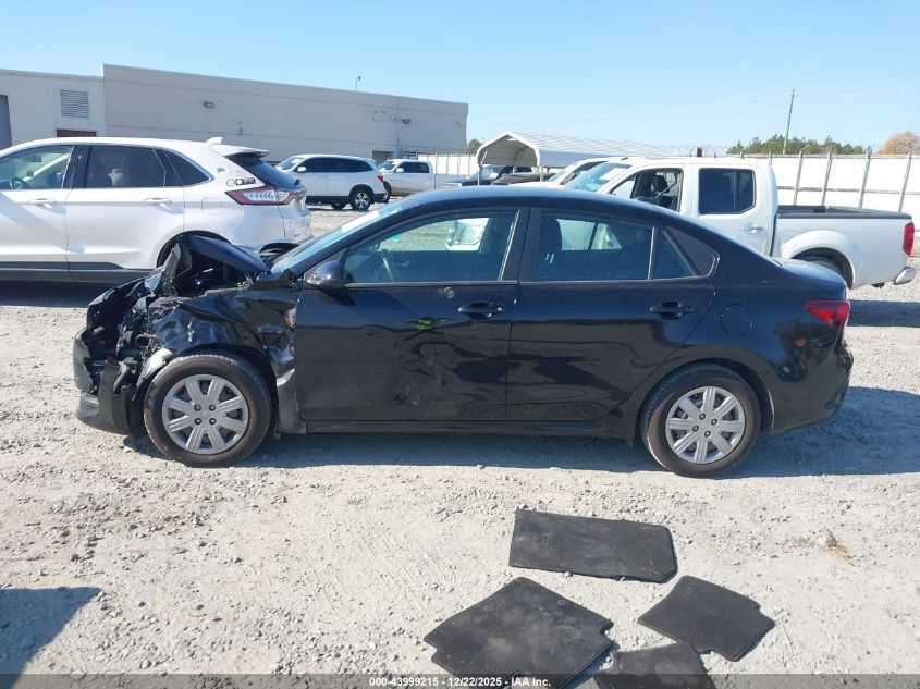 2022 Kia Rio Lx VIN: 3KPA24AD3NE441756 Lot: 43999215