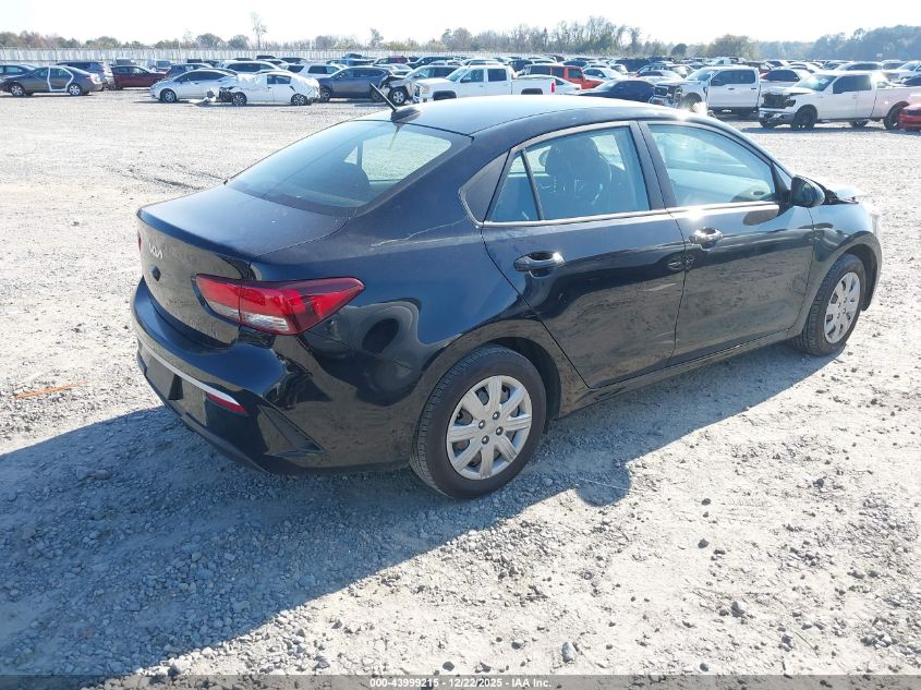 2022 Kia Rio Lx VIN: 3KPA24AD3NE441756 Lot: 43999215