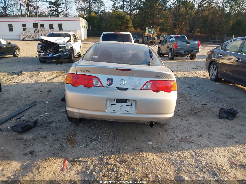 2002 Acura Rsx VIN: JH4DC54892C001525 Lot: 43999218