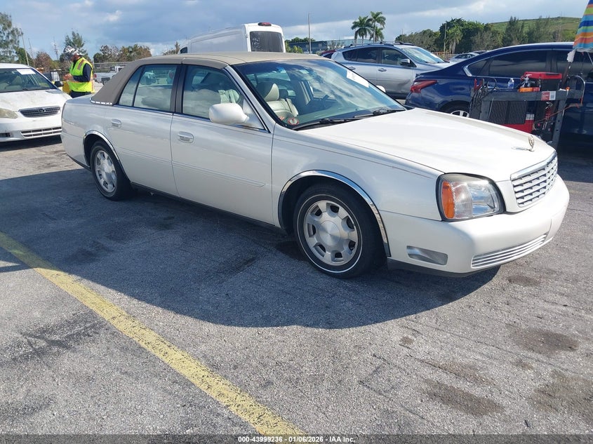 1G6KD54Y81U240386 2001 Cadillac Deville Standard W/W20 auction photo 1