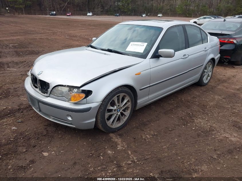 2002 BMW 330I VIN: WBAEV53452KM16357 Lot: 43999269