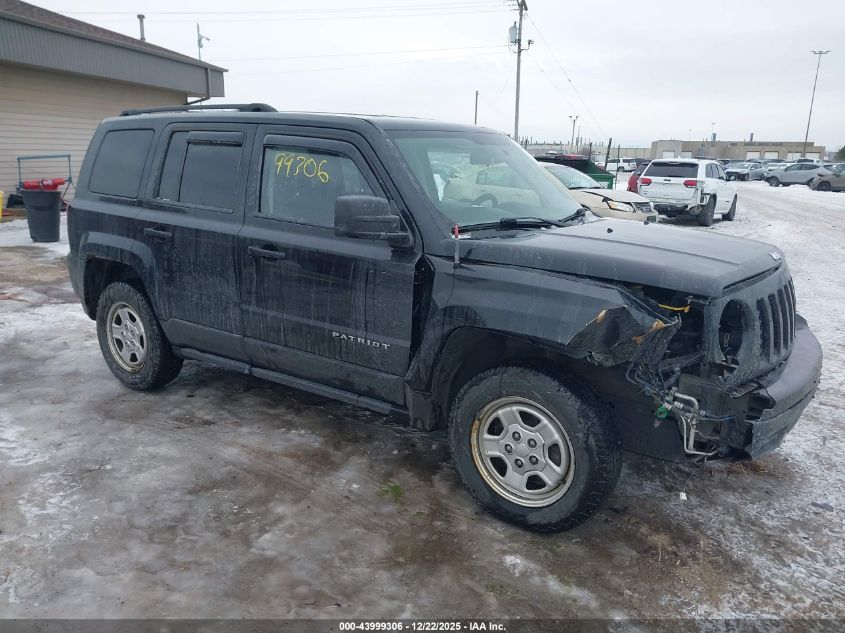 2015 Jeep Patriot Sport VIN: 1C4NJRBB5FD130539 Lot: 43999306