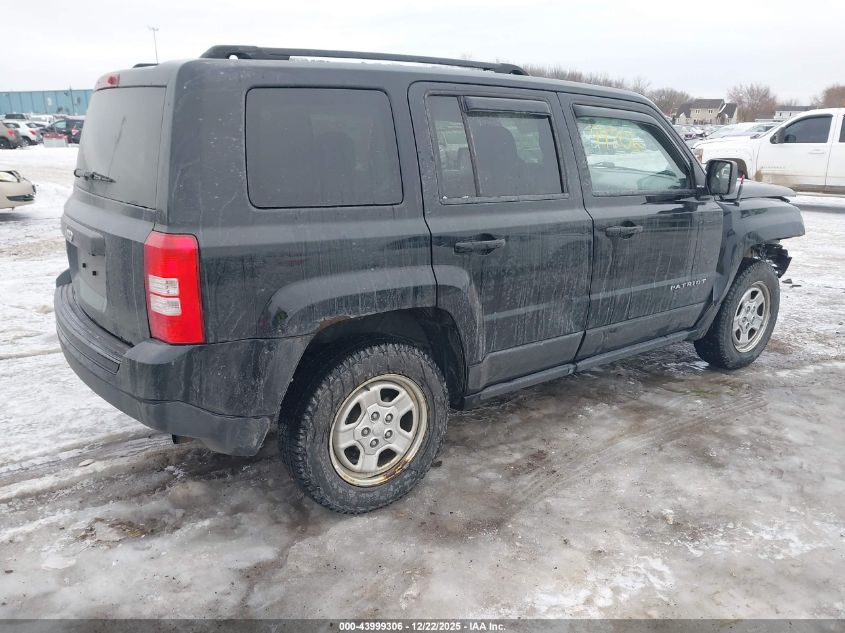 2015 Jeep Patriot Sport VIN: 1C4NJRBB5FD130539 Lot: 43999306