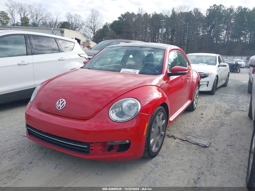 Vin: 3vwjx7atxcm646792, lot: 44495081, volkswagen beetle 2.5l 20122