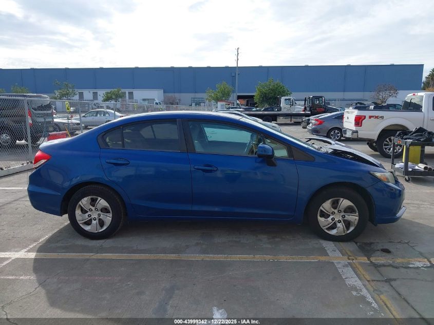 2013 Honda Civic Lx VIN: 19XFB2F57DE230053 Lot: 43999342