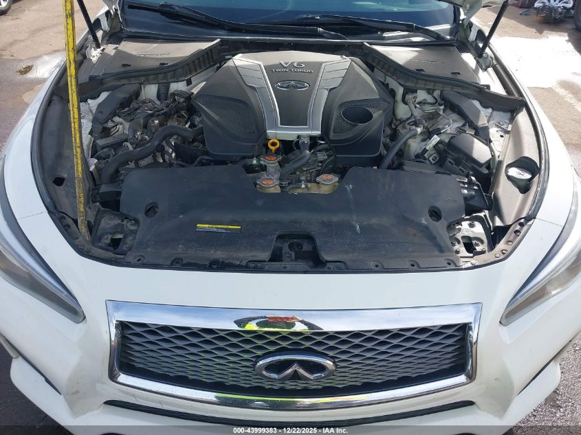 2016 Infiniti Q50 3.0T Red Sport 400 VIN: JN1FV7AP7GM420151 Lot: 43999383