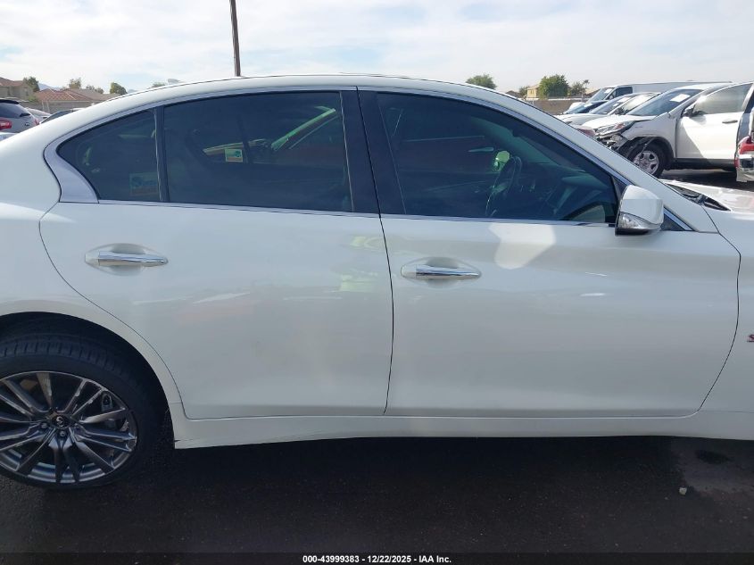 2016 Infiniti Q50 3.0T Red Sport 400 VIN: JN1FV7AP7GM420151 Lot: 43999383