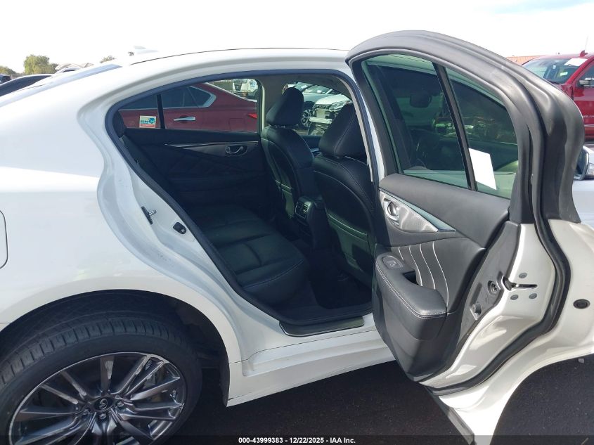 2016 Infiniti Q50 3.0T Red Sport 400 VIN: JN1FV7AP7GM420151 Lot: 43999383