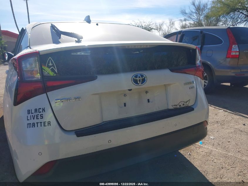 2020 Toyota Prius Xle VIN: JTDKARFU8L3126016 Lot: 43999395